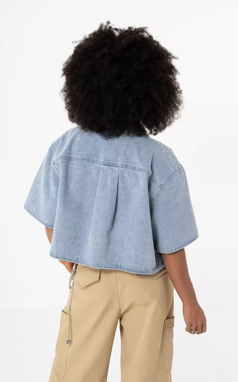 Denim blouse Light Blue