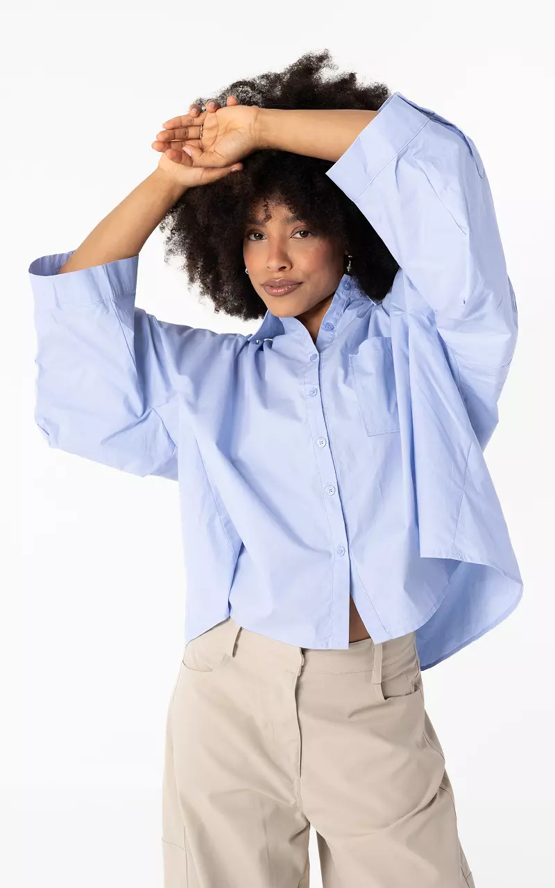 Oversized blouse Blue