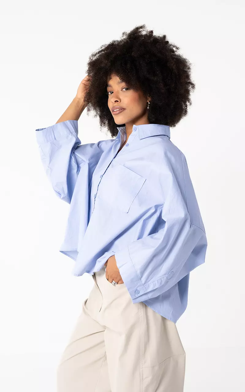 Oversized blouse Blue