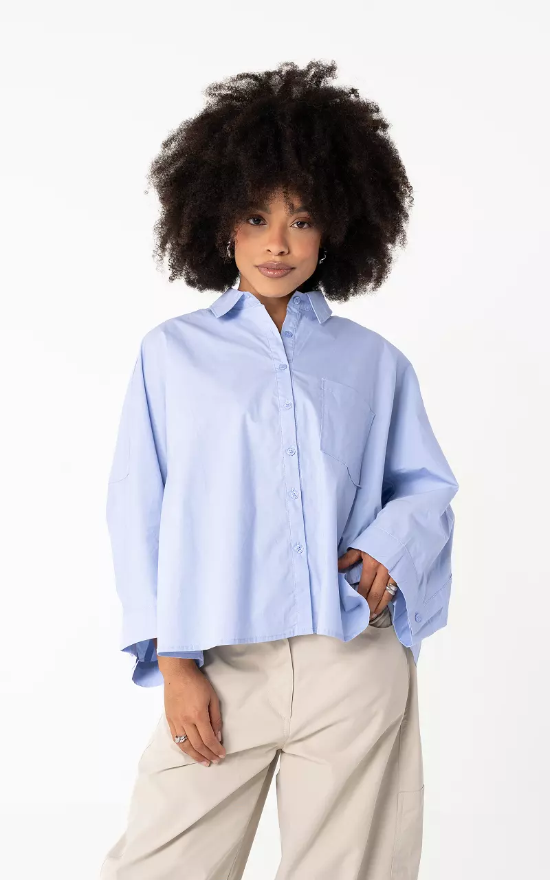 Oversized blouse Blue