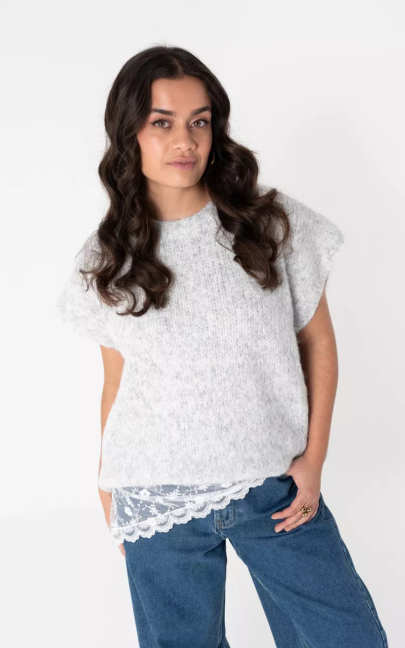 Oversized spencer Light Grey