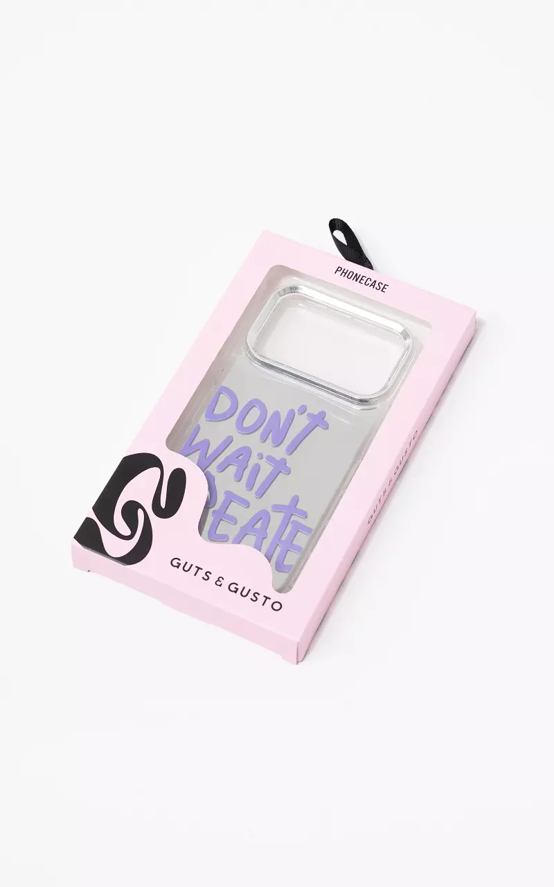 Mirror phone case Silver Lilac