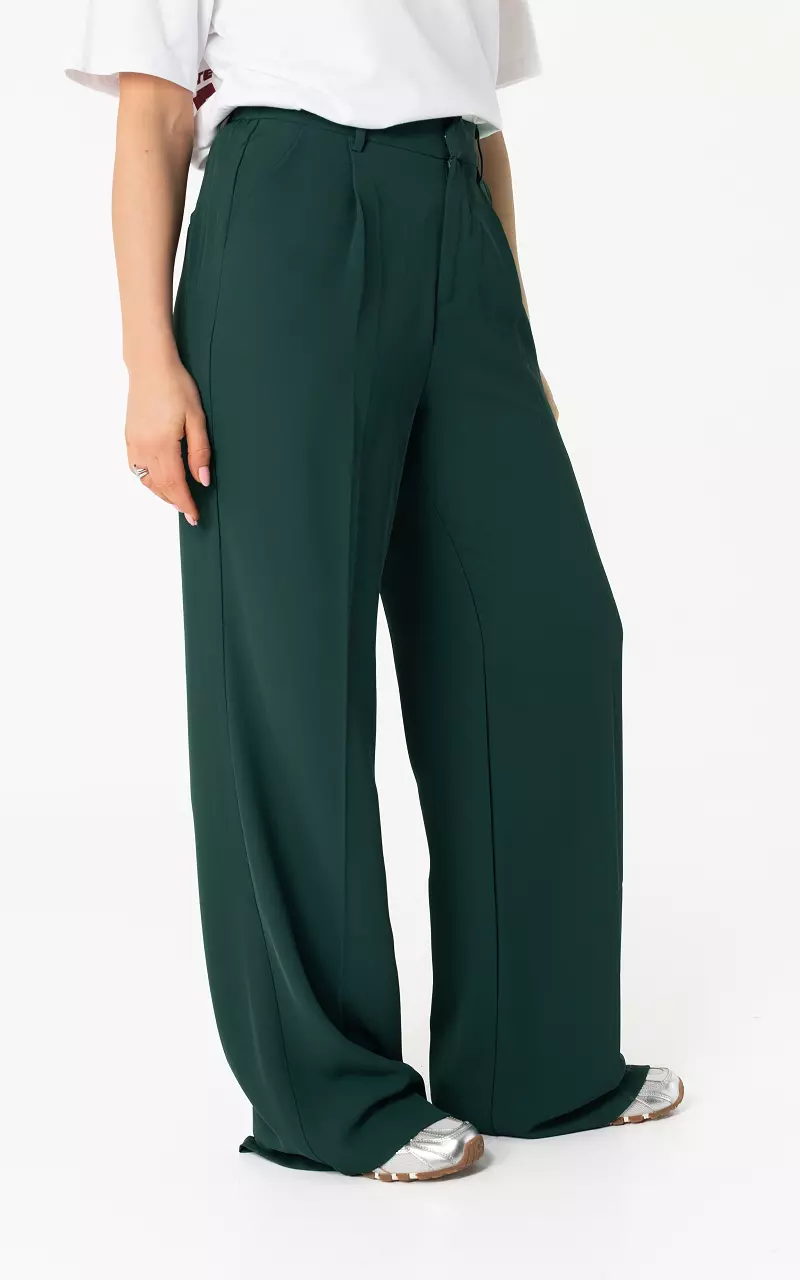 Straight fit trousers Emerald