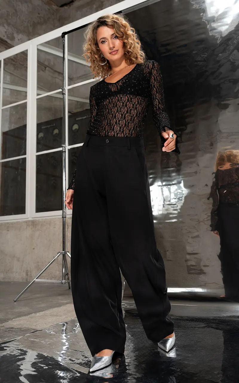 Barrel broek Zwart