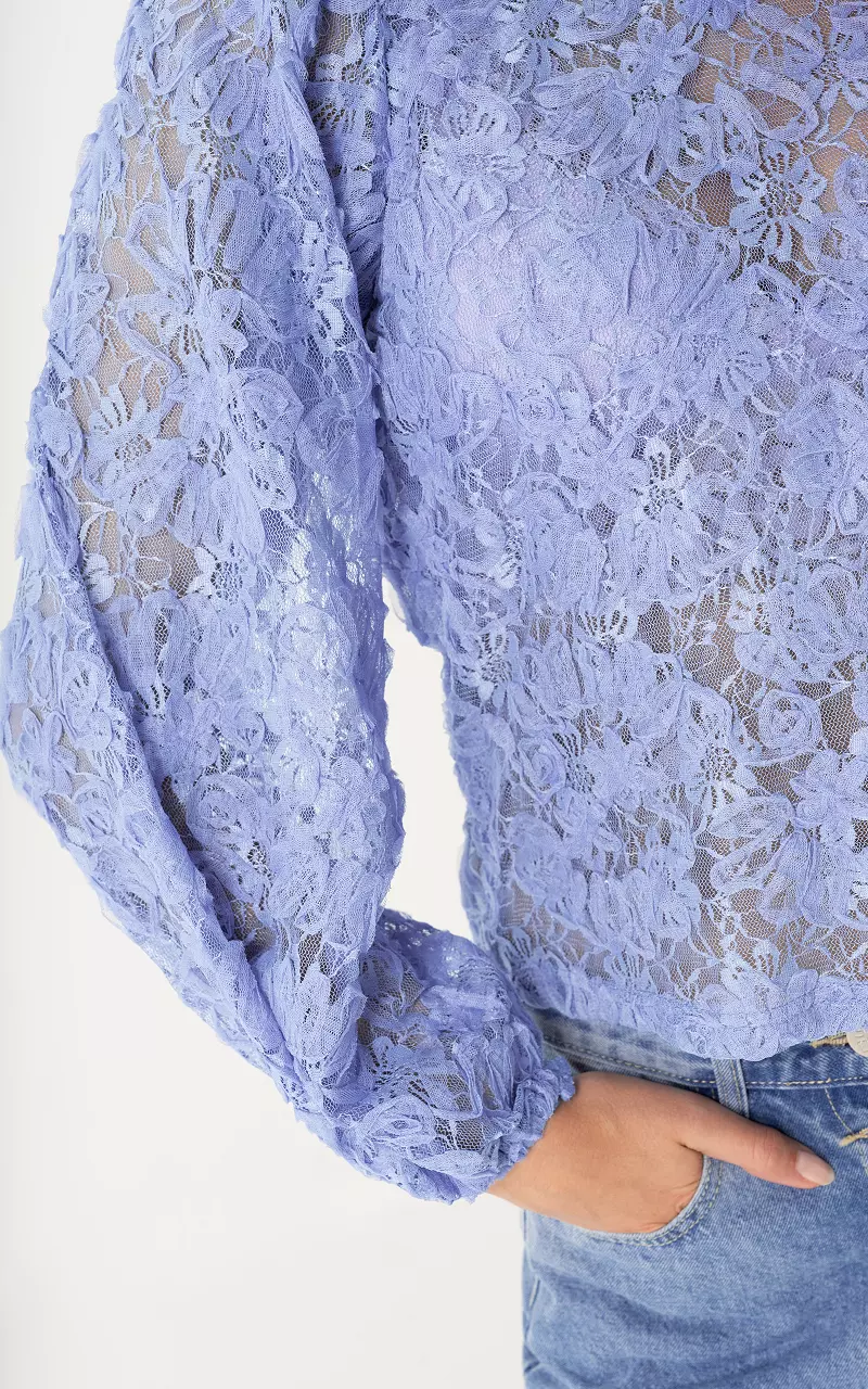 Lace top Light Blue