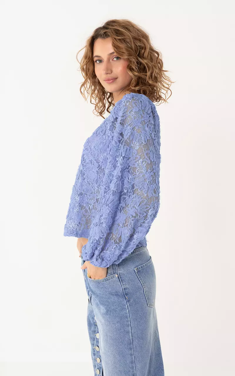 Lace top Light Blue