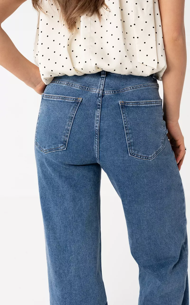 Wide leg jeans Dark Blue