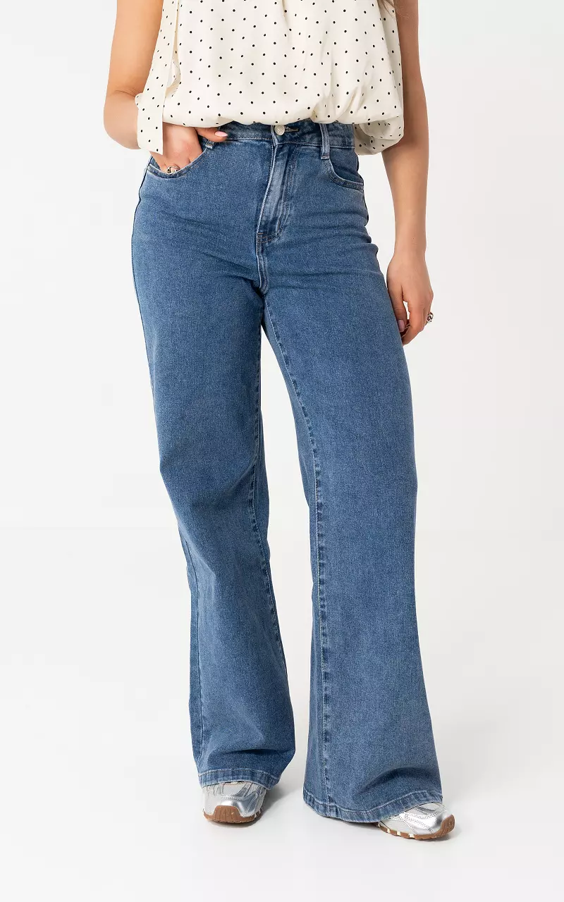 Wide leg jeans Dark Blue