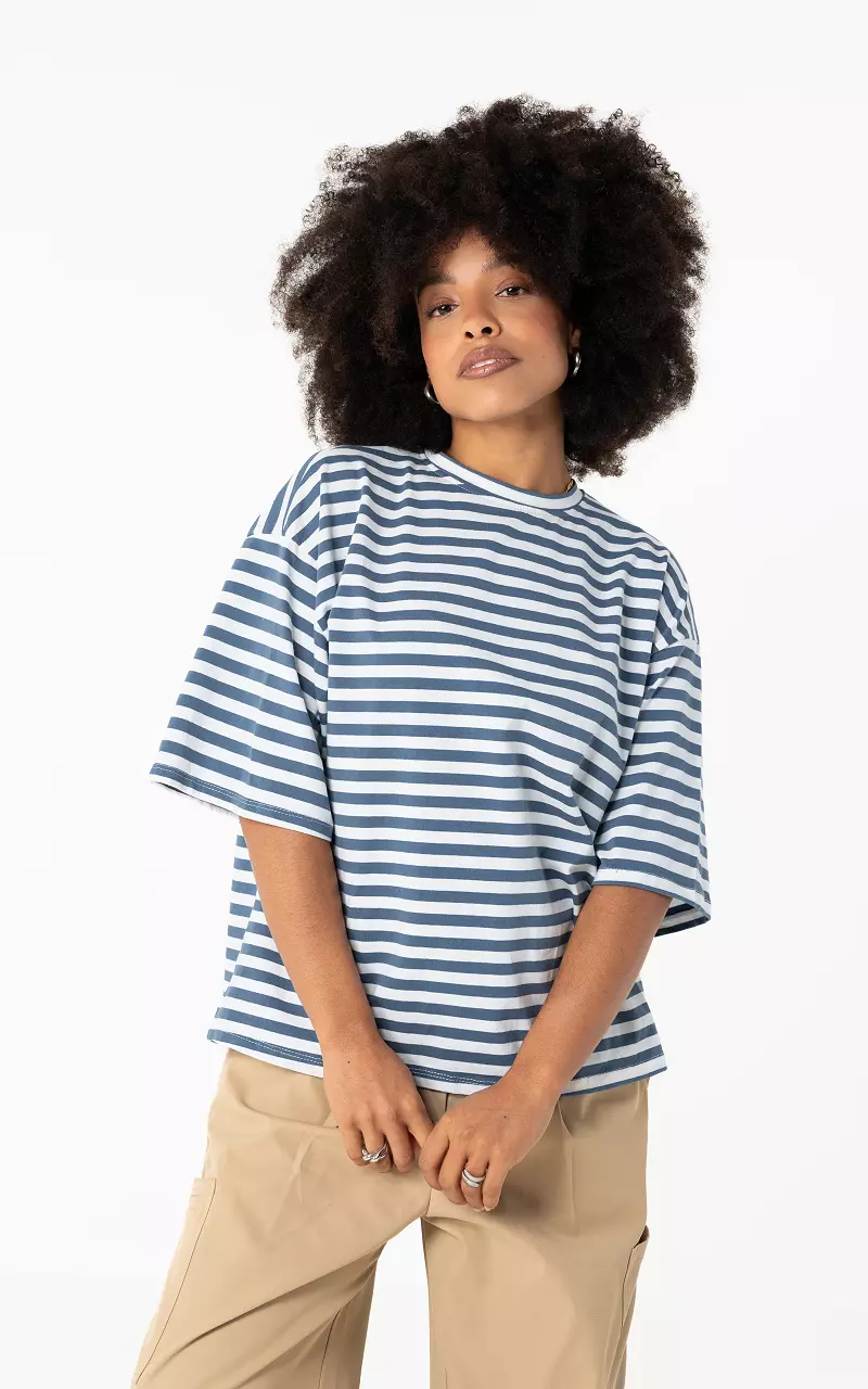 Striped shirt Blue White