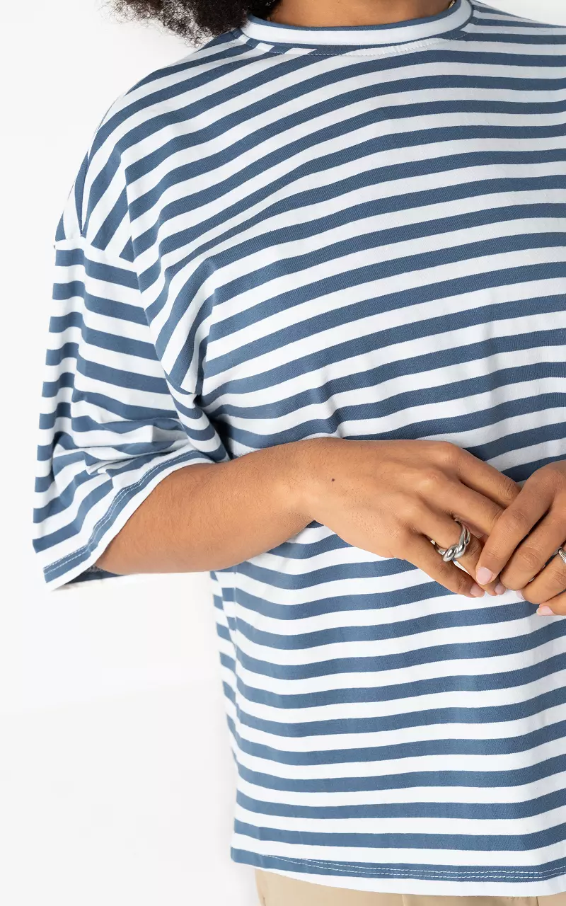 Striped shirt Blue White