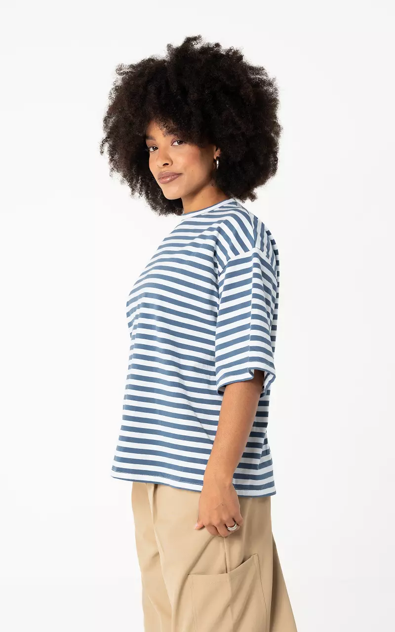 Striped shirt Blue White