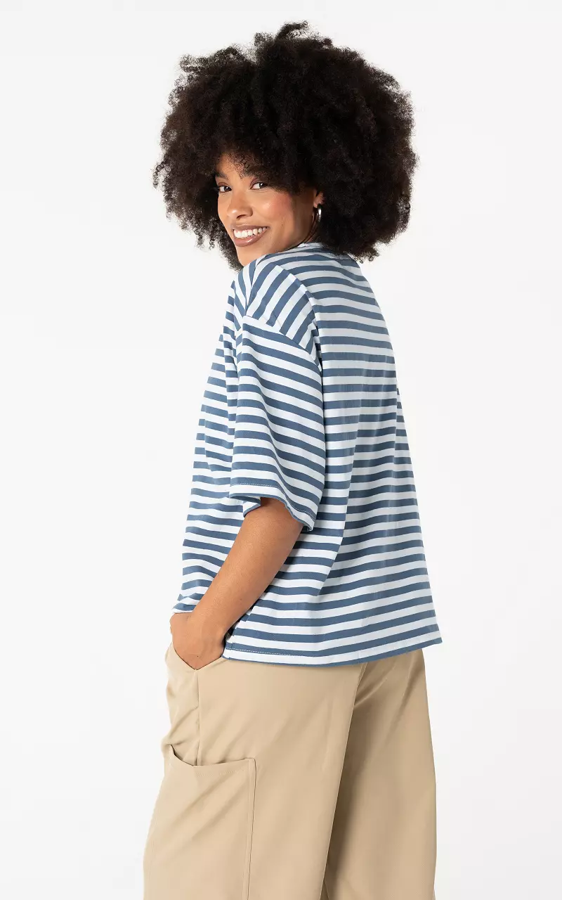 Striped shirt Blue White