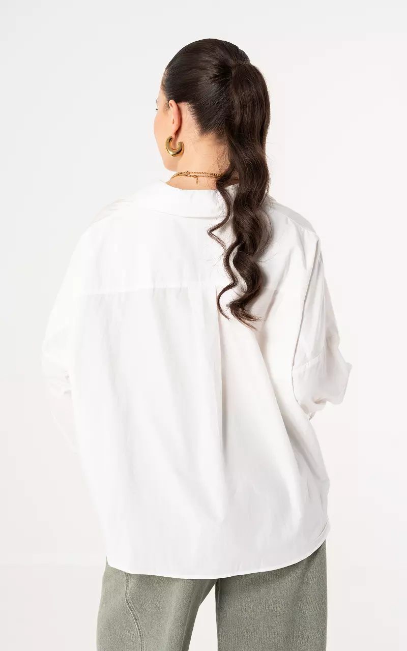 Witte blouse Wit