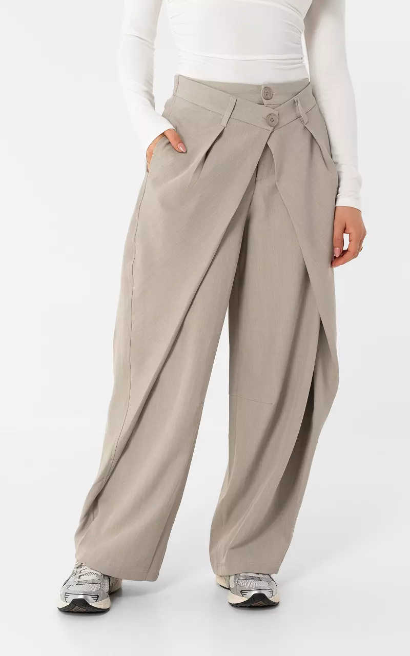 Wickelhose Taupe