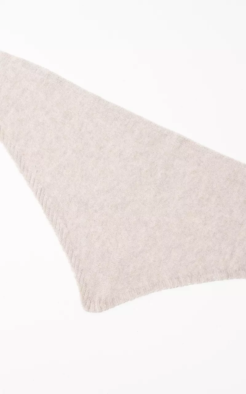 Point shawl Beige