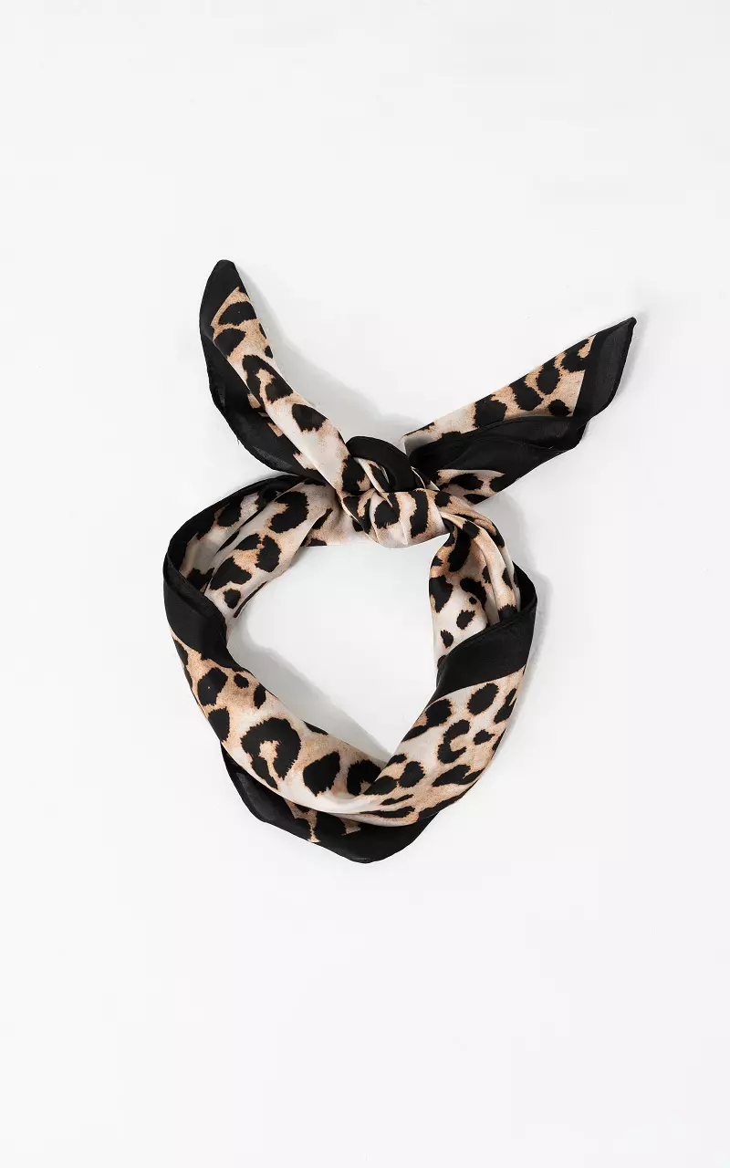 Scarf #106767 Beige Black