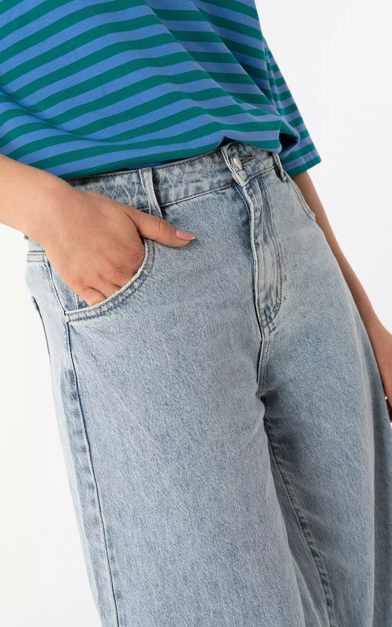 Balloon Fit Jeans Hellblau