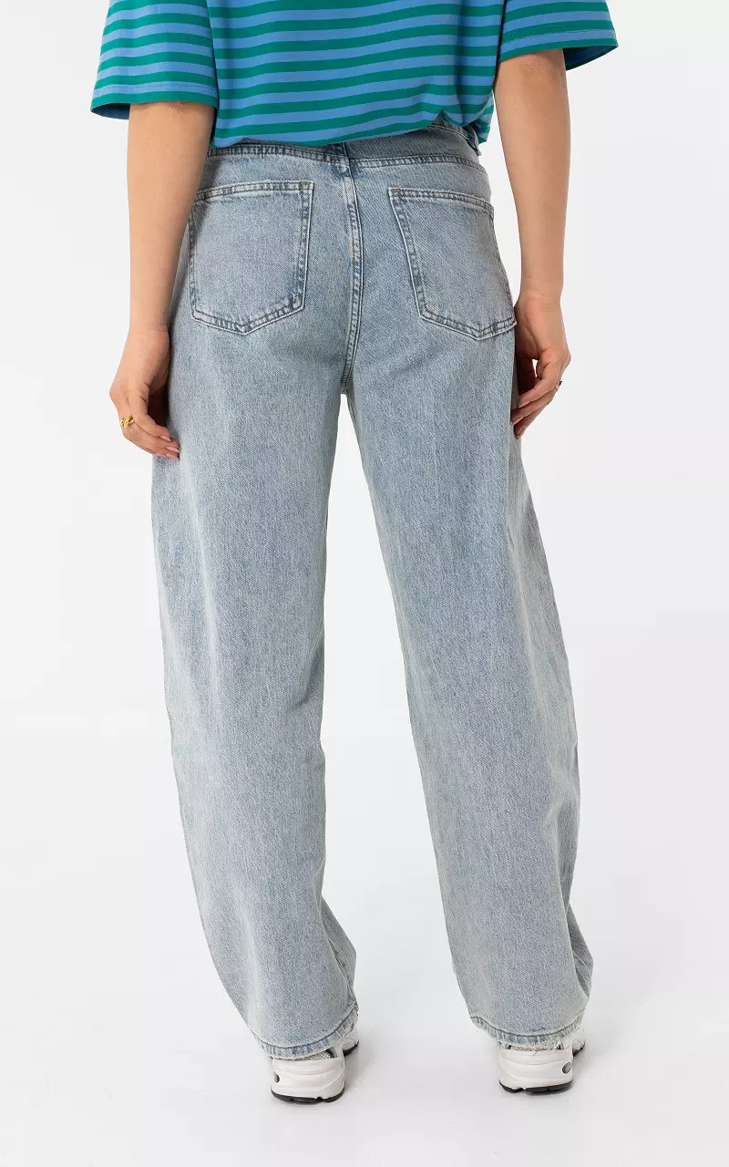 Balloon Fit Jeans Hellblau