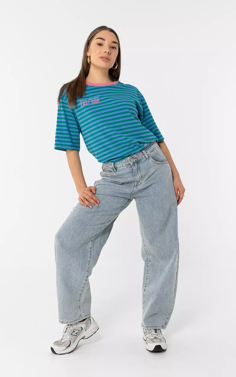 Balloon Fit Jeans Hellblau