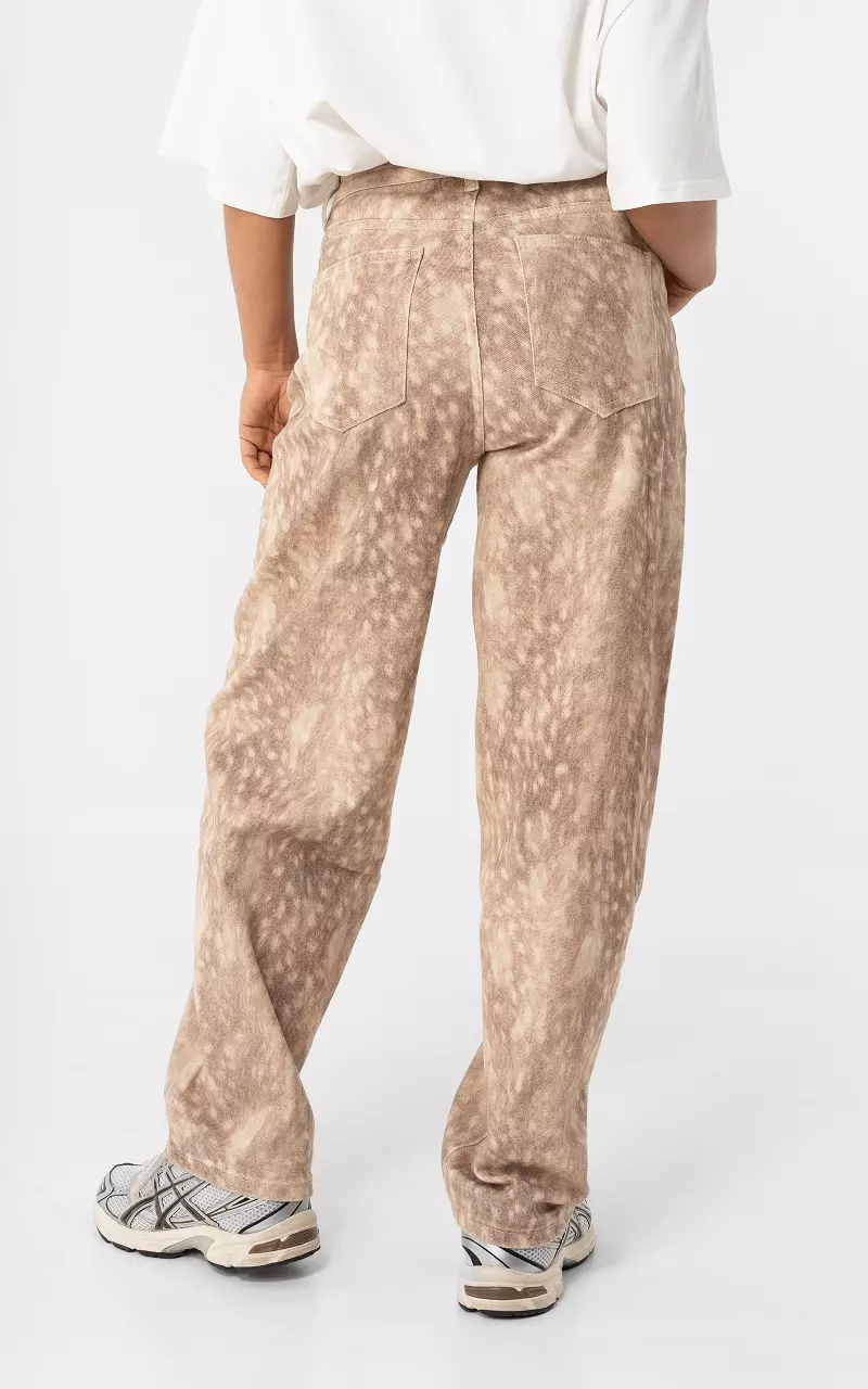 Barrel fit Jeans Beige Creme