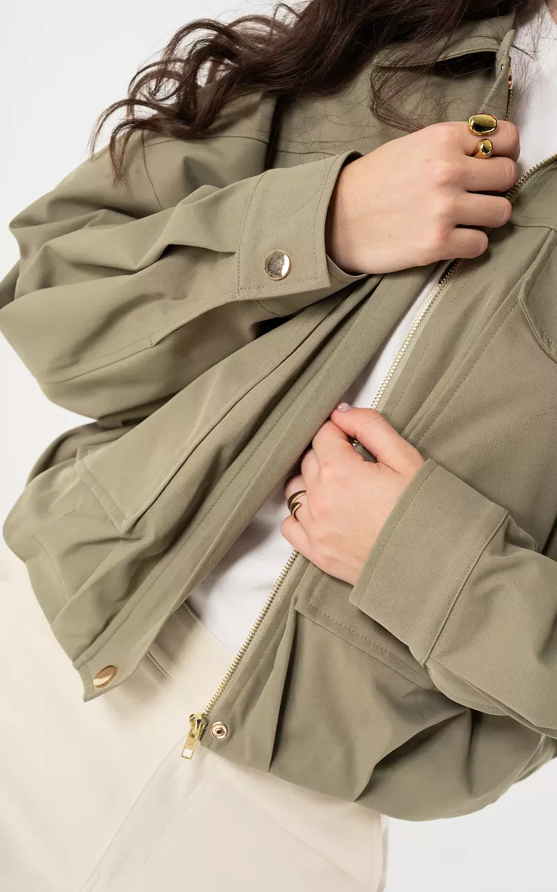 Balloon jacket Kaki
