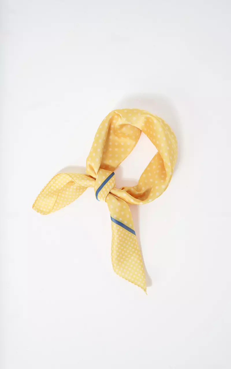 Scarf #106911 Yellow White