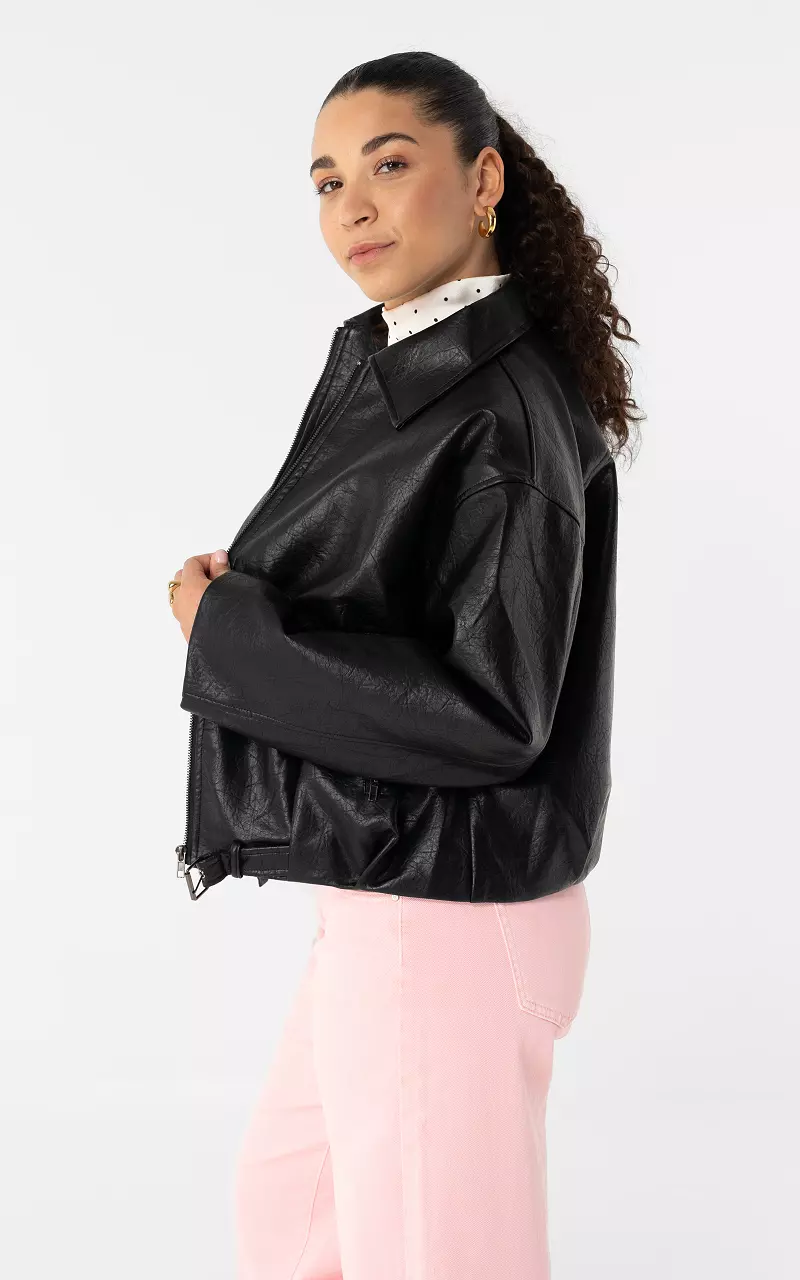 Ballon Jacke Schwarz