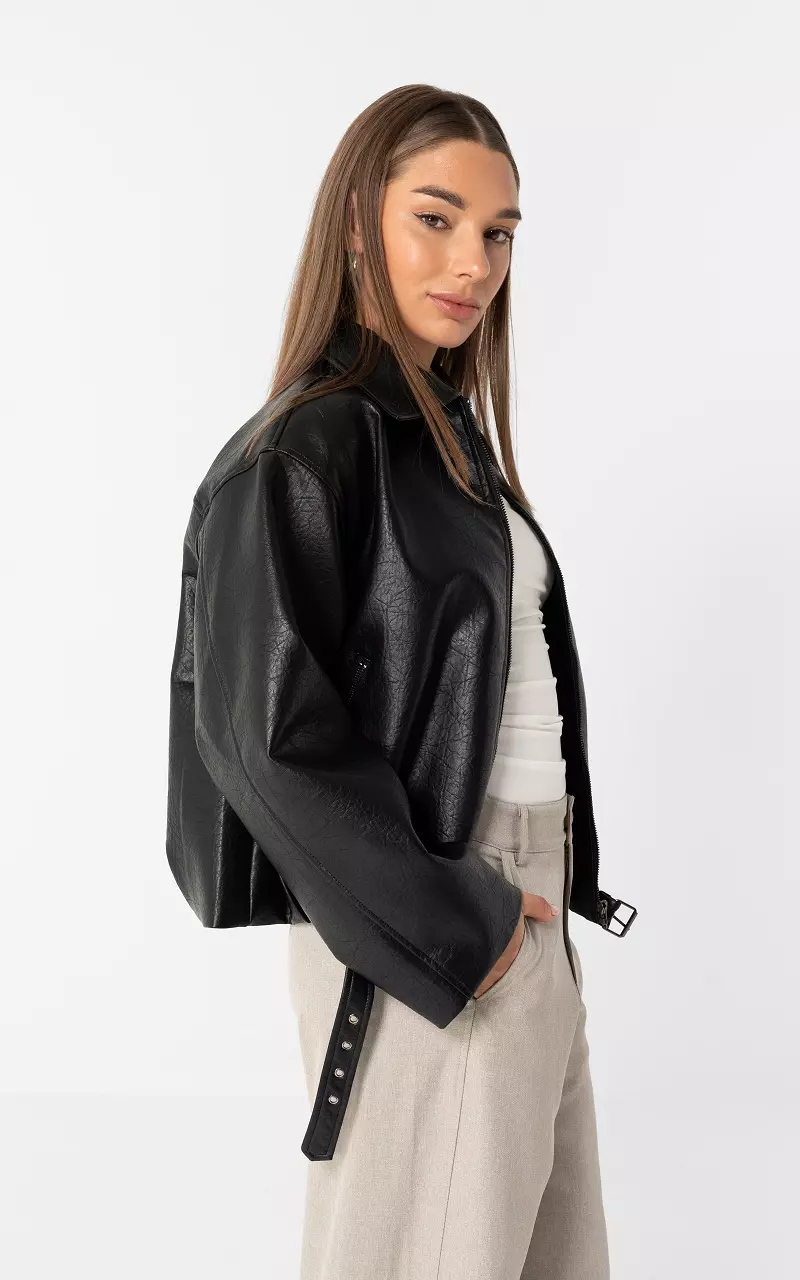 Balloon jacket Black