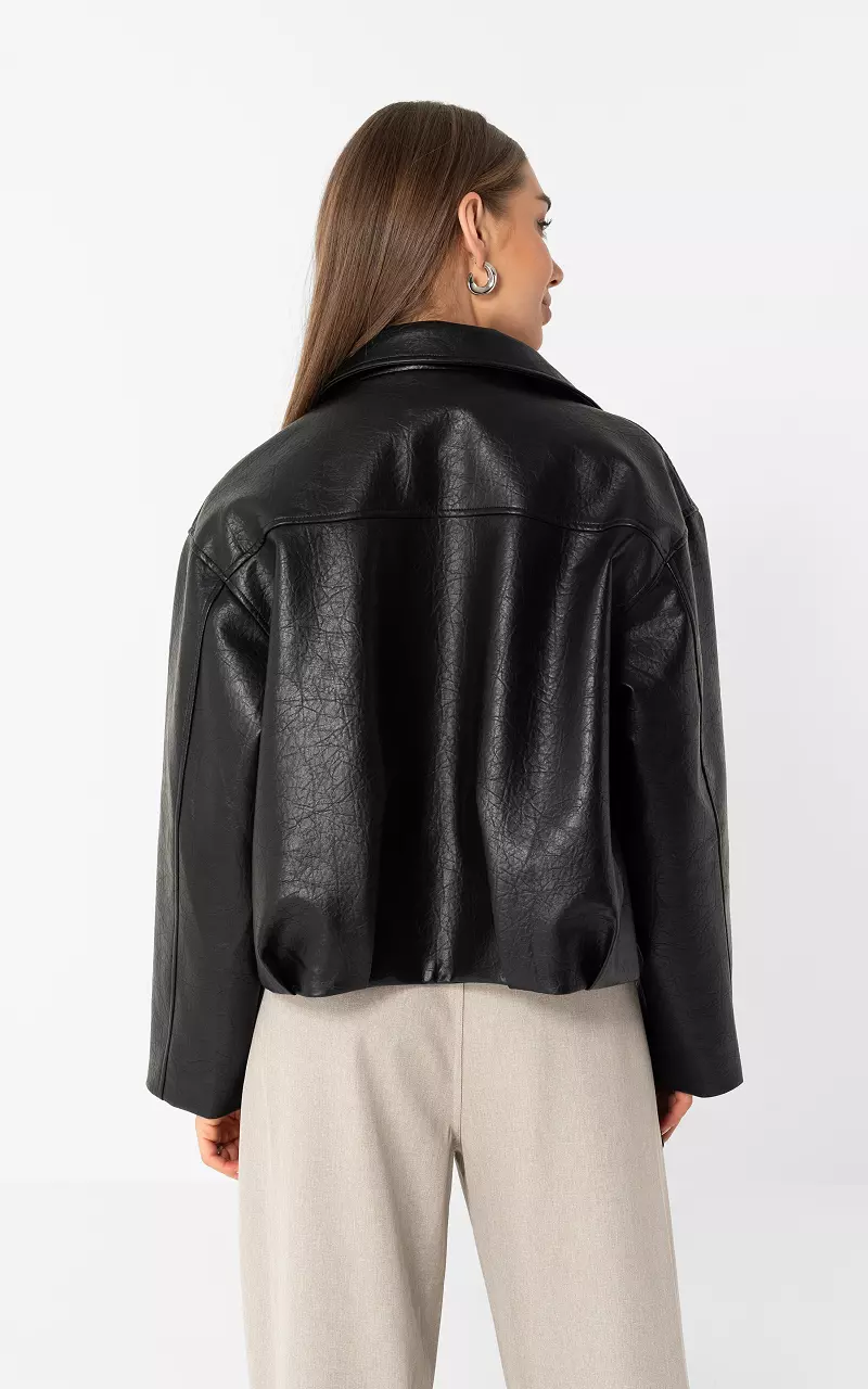 Balloon jacket Black