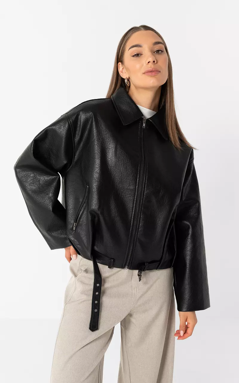 Balloon jacket Black