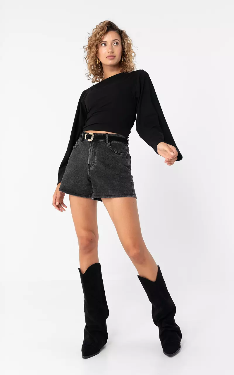 Denim shorts Dark Grey