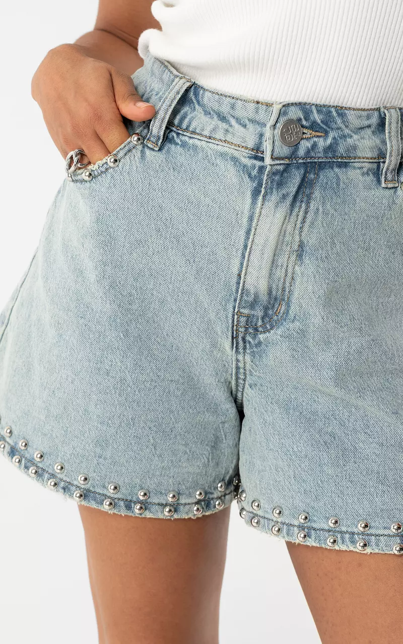 Denim Shorts Blau