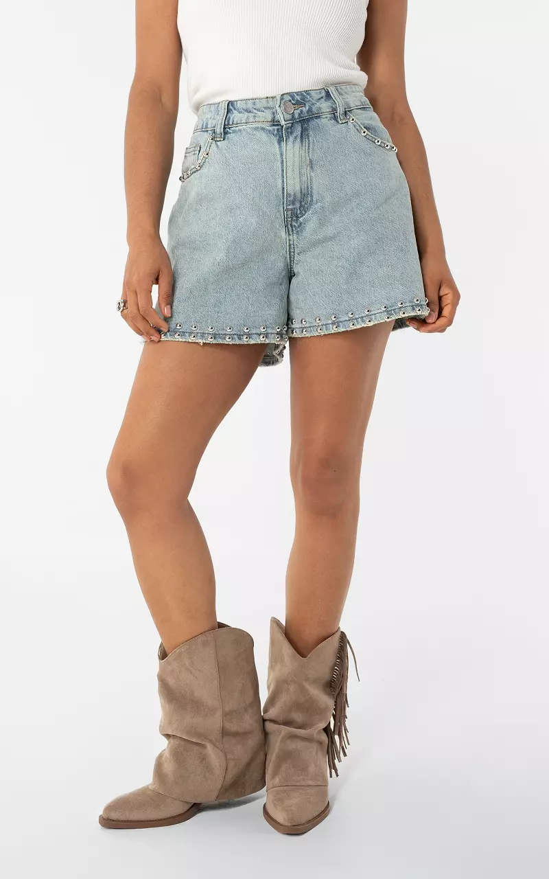 Denim Shorts Blau