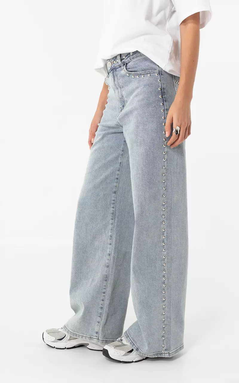 Denim Straight Fit Hellblau