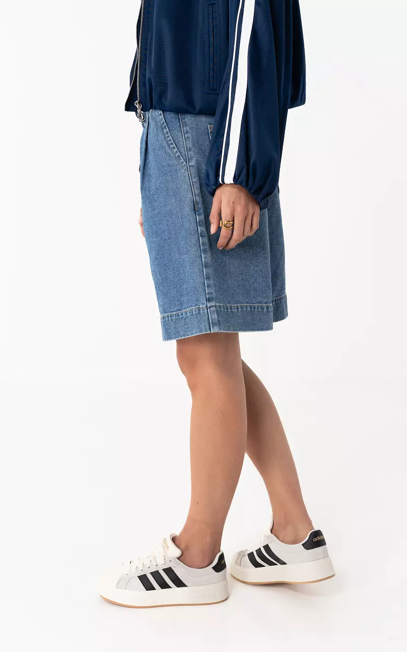 Loose-fitting jorts Dark Blue