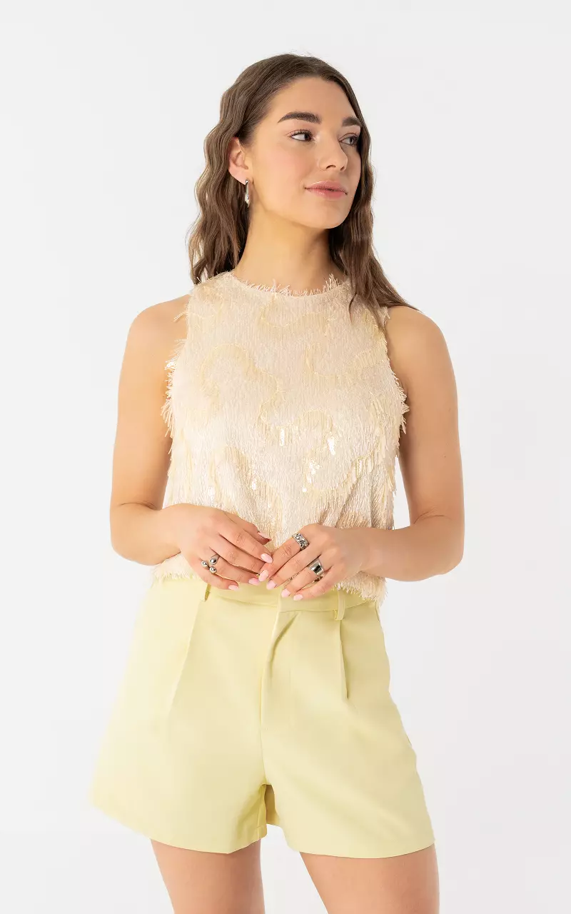 Festliches Oberteil Creme