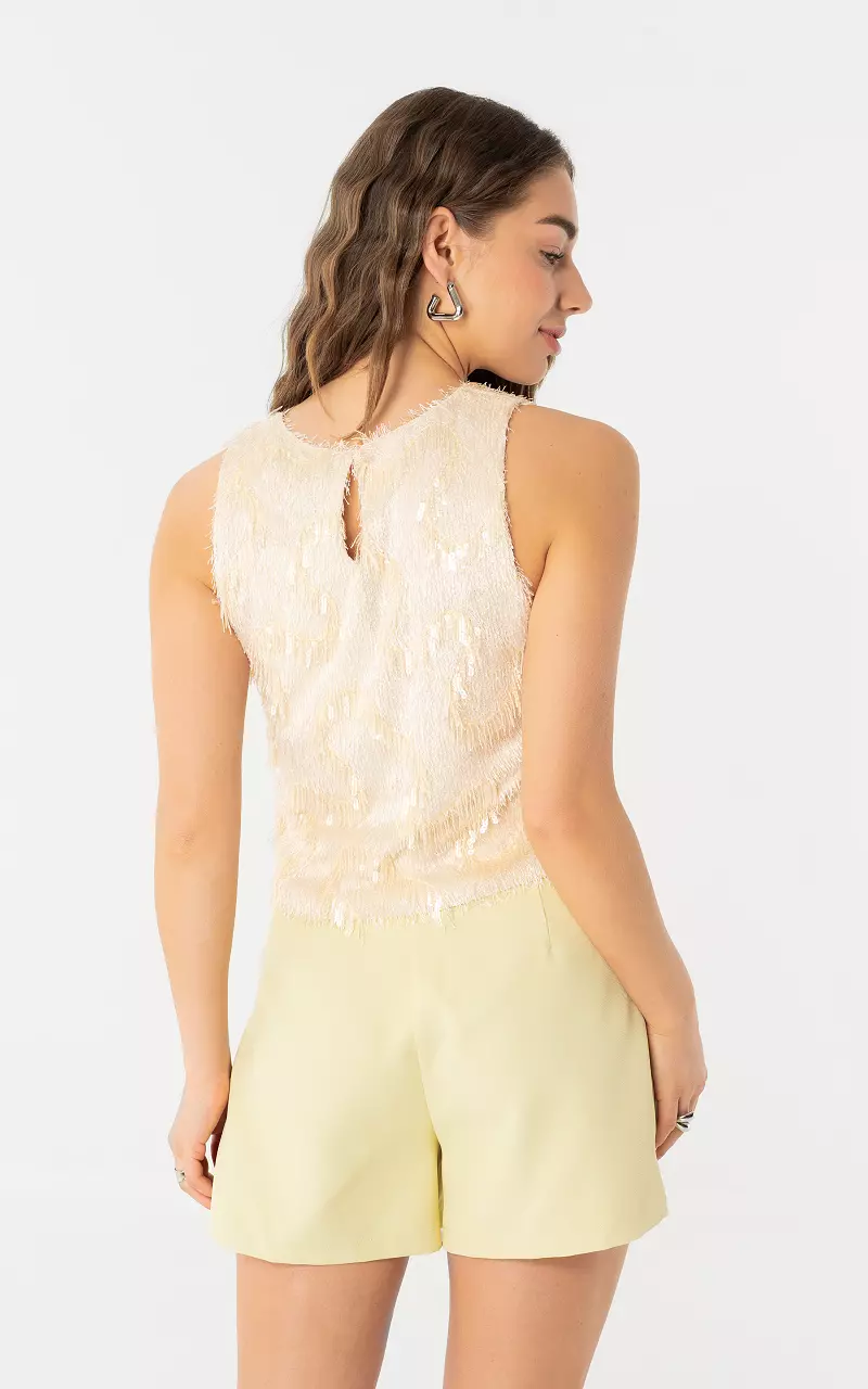 Festliches Oberteil Creme