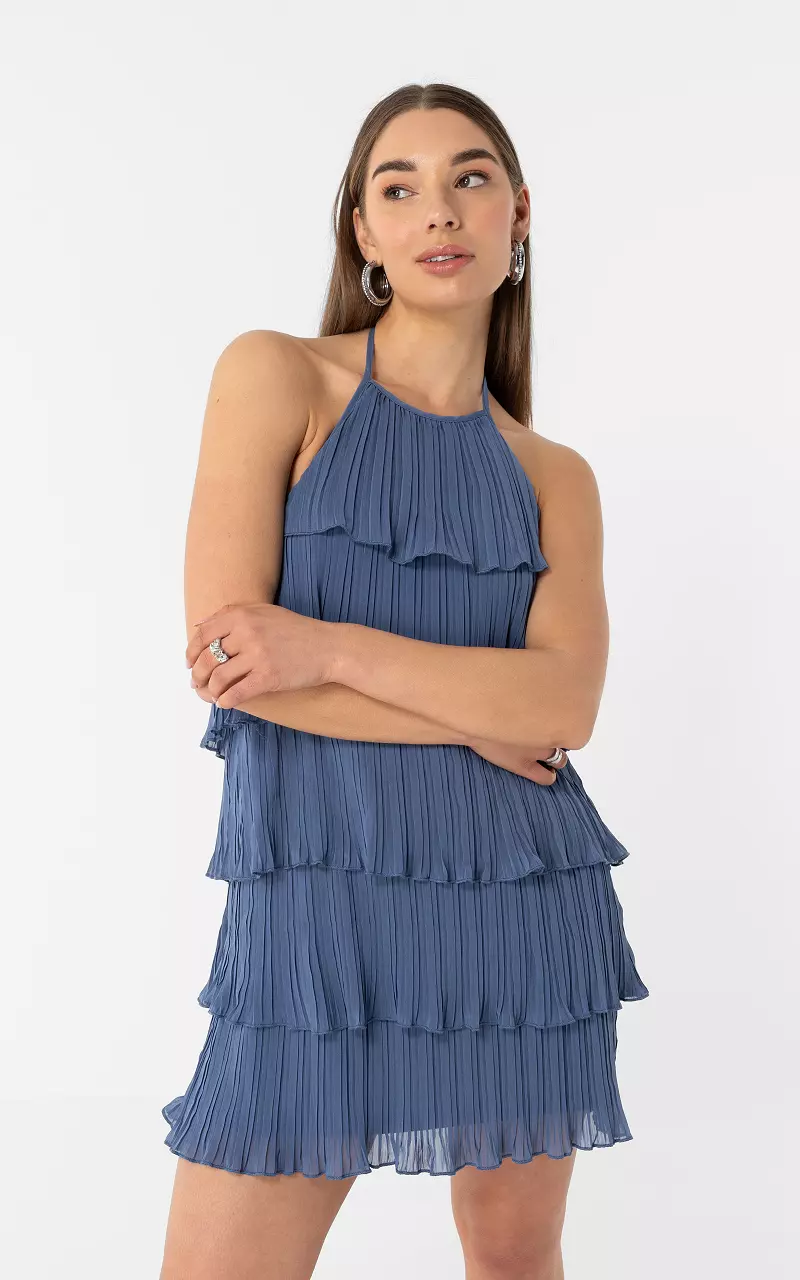 Stufenkleid Blau