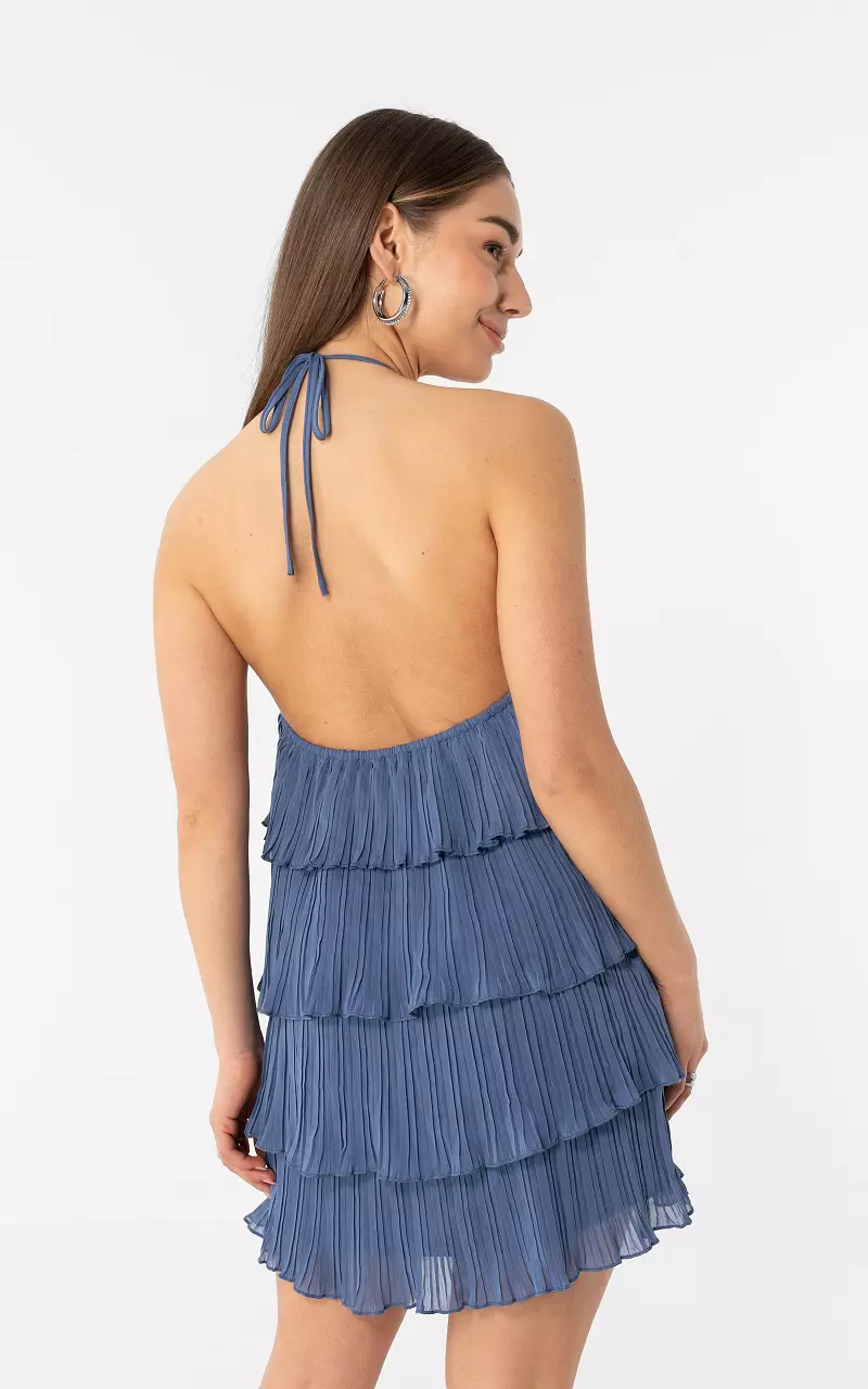 Stufenkleid Blau