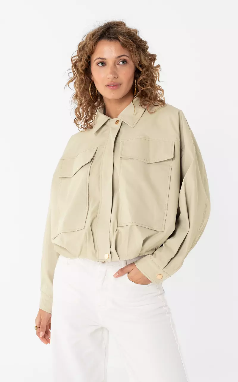 Balloon jacket Beige