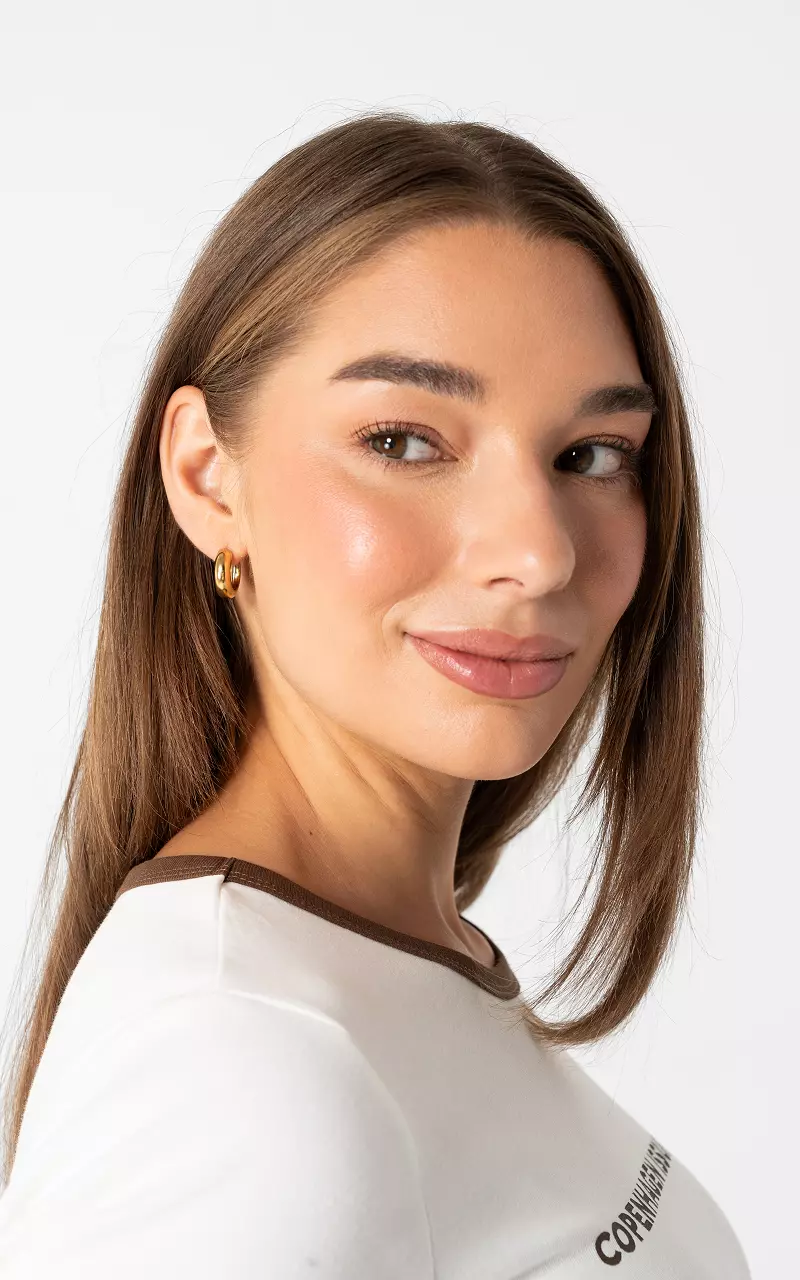 Hoop earrings Gold