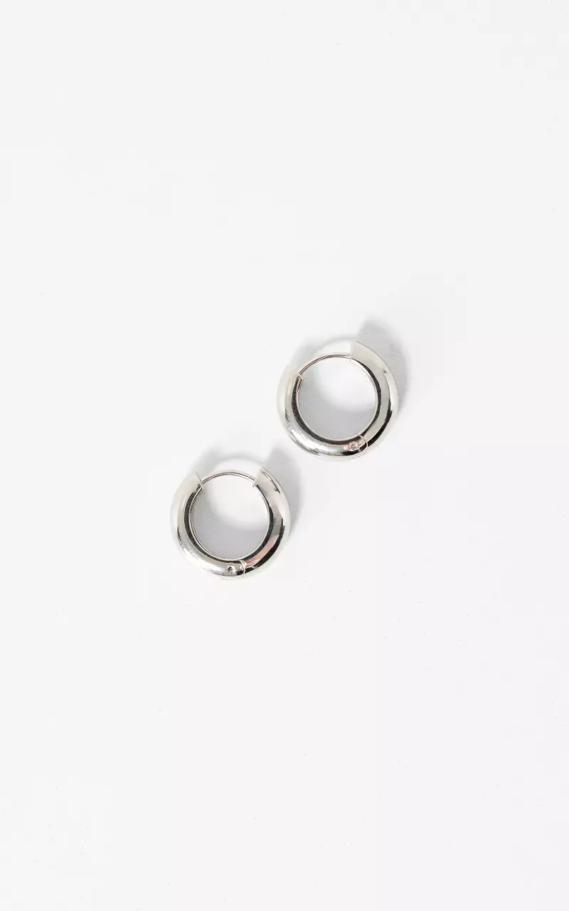 Hoop earrings Silver