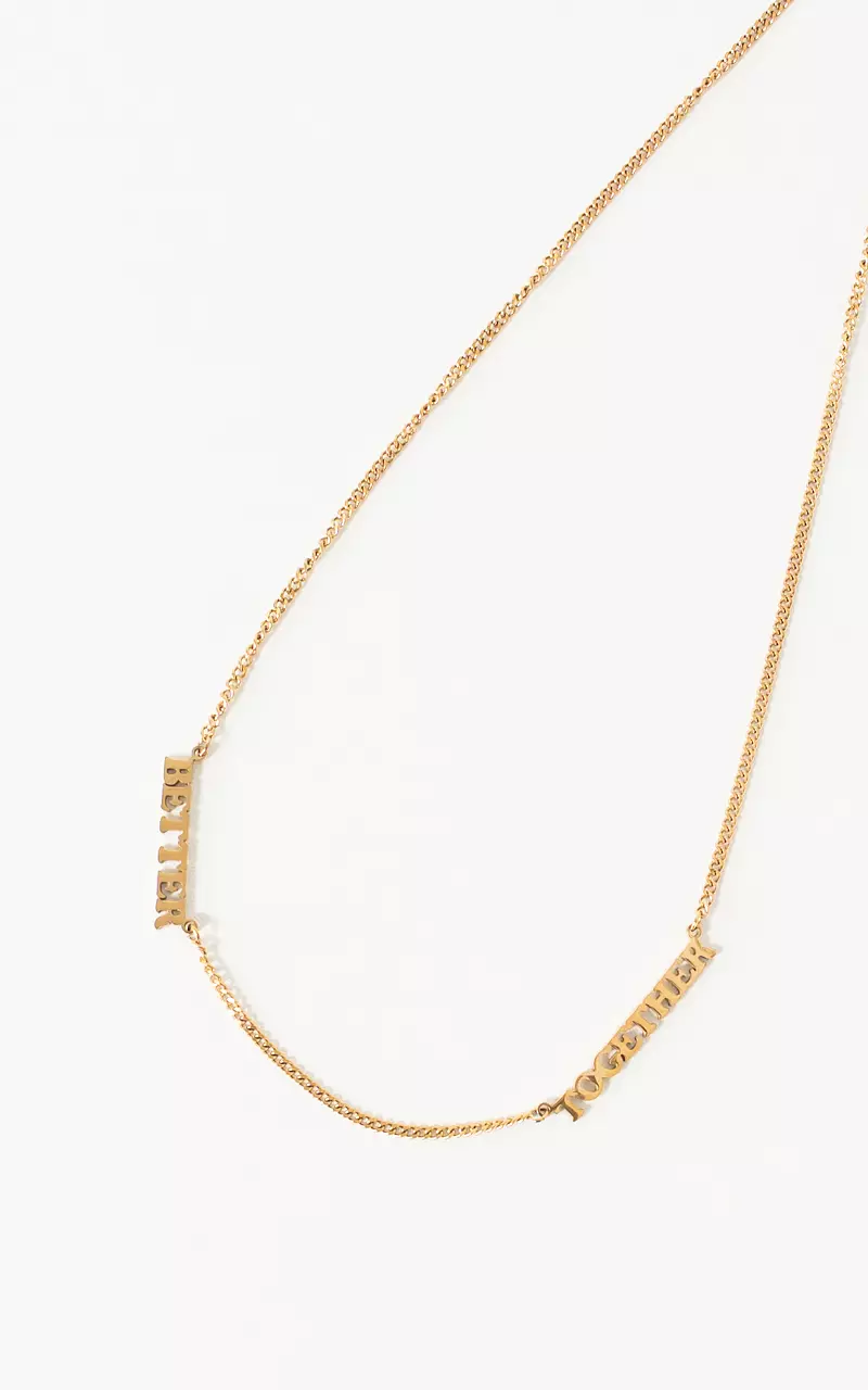 Adjustable necklace Gold