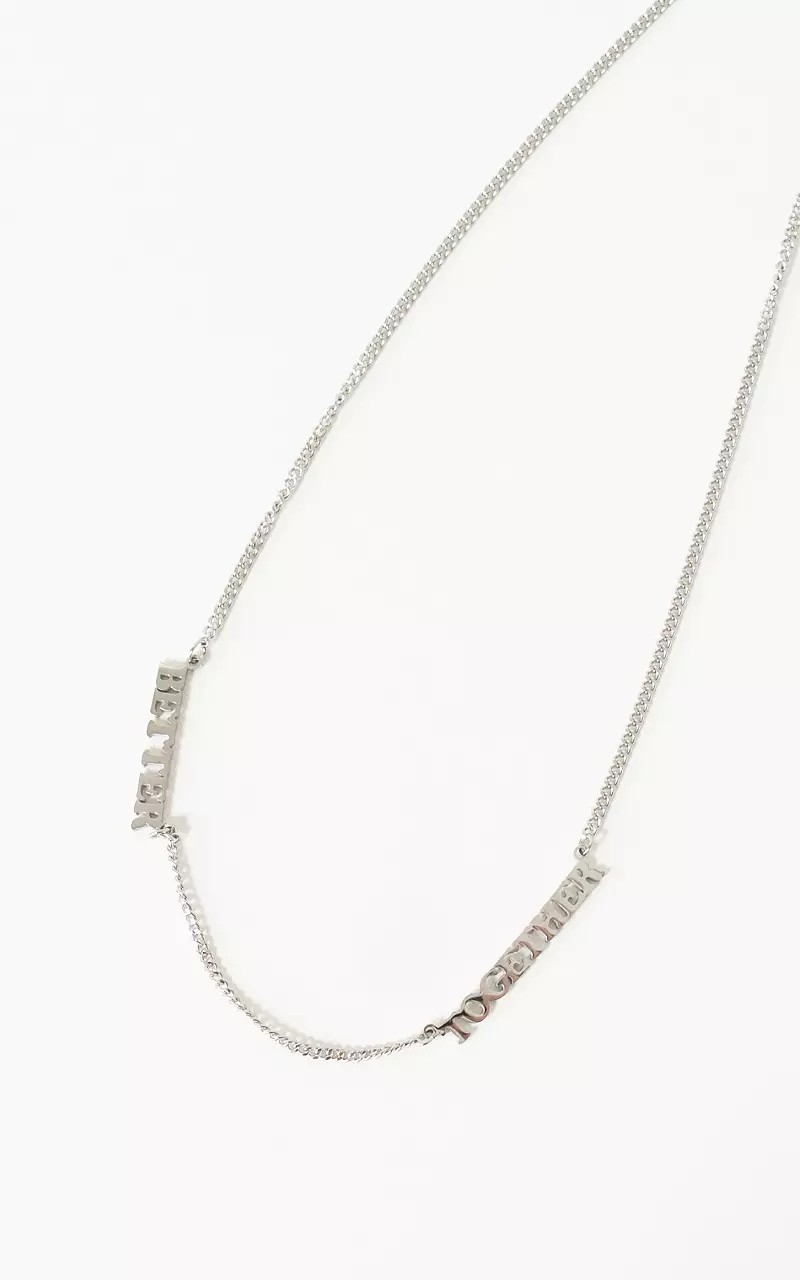 Adjustable necklace Silver
