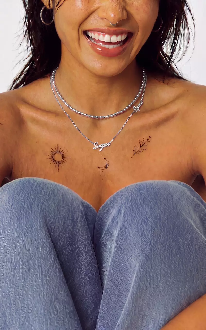 Adjustable necklace Silver