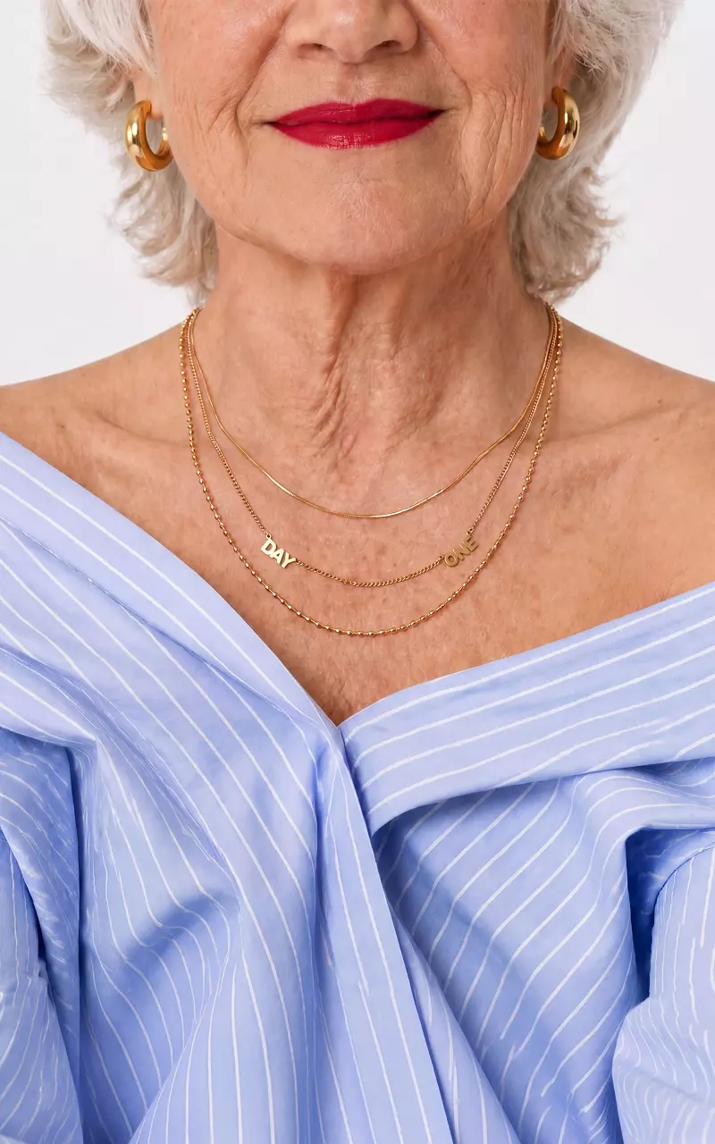 Adjustable necklace Gold