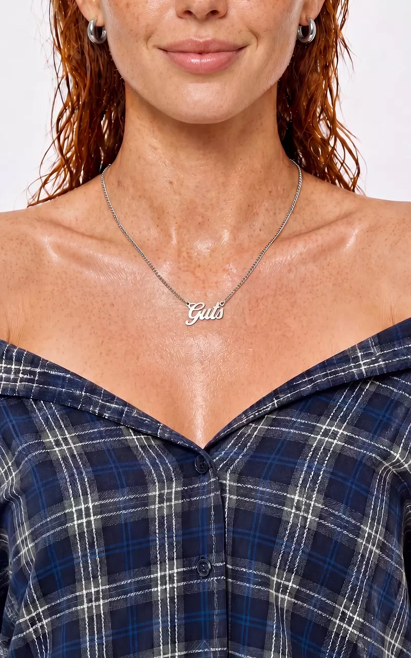 Adjustable necklace Silver