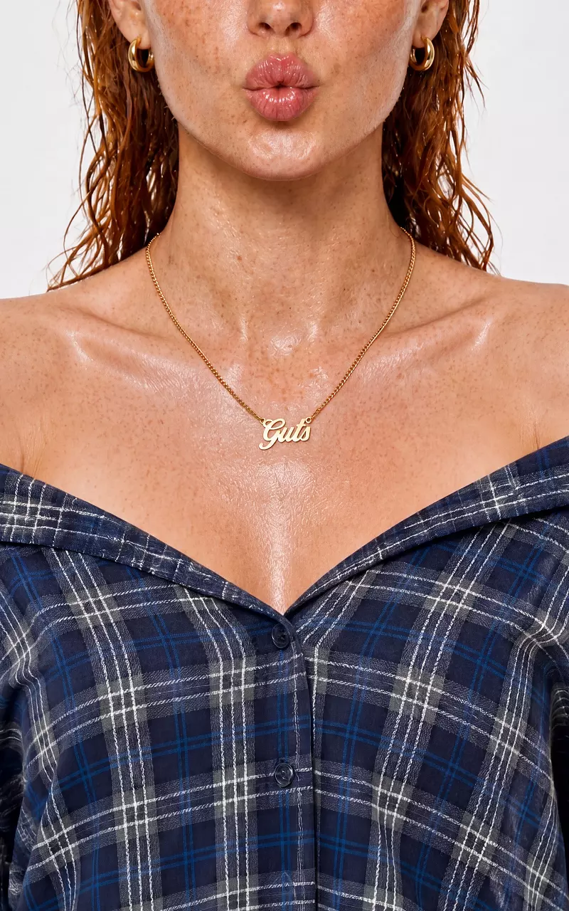 Adjustable necklace Gold