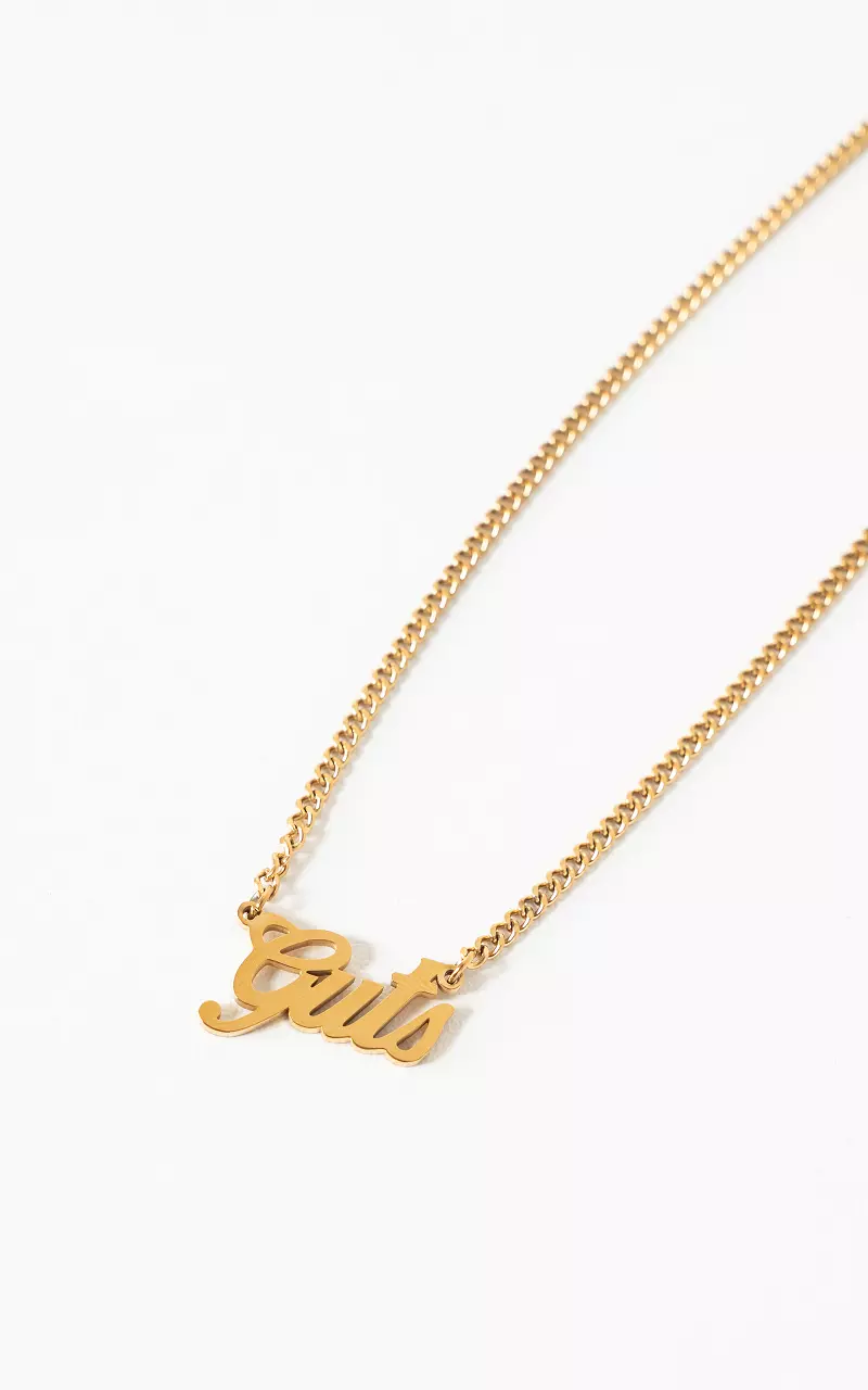 Adjustable necklace Gold