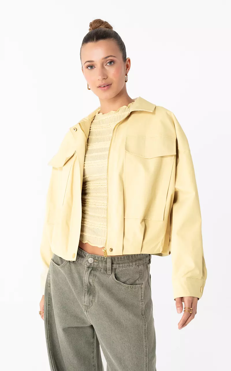 Balloon jacket Lichtgeel